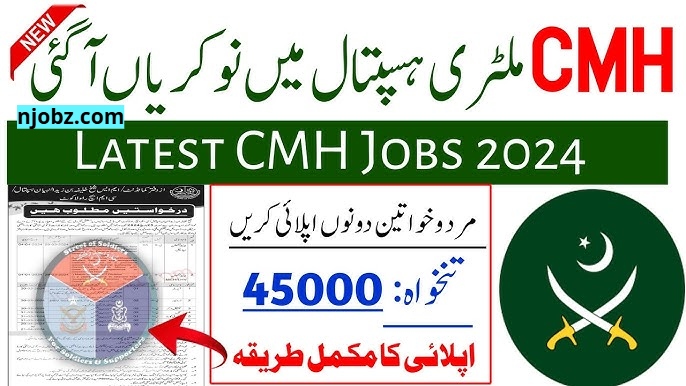 Combined Military Hospital (CMH) Kharian Jobs (2024-2025) For FCPS II Training