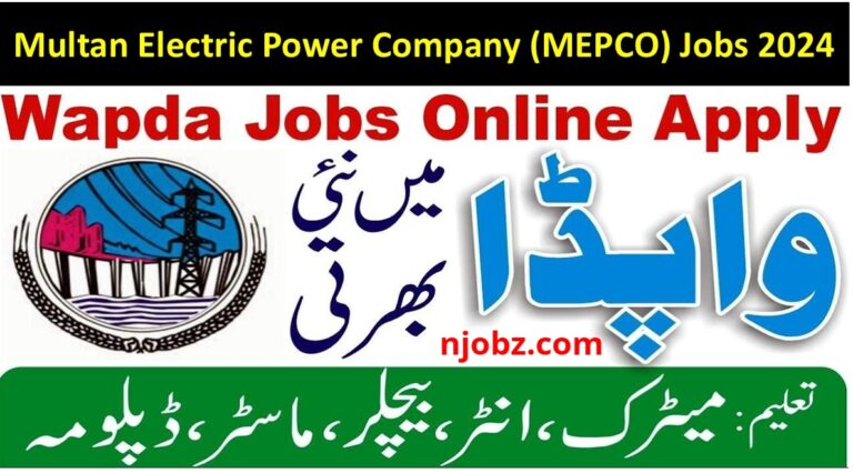 Multan Electric Power Company Limited (MEPCO) Jobs (2024)